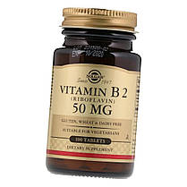 Вітамін В2 Solgar Vitamin B2 50 mg 100 таб, фото 3