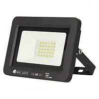 Прожектор SMD LED 30W 6400K 2400Lm 120° 175-250V IP65 Aslan-30 чорний