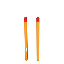 Чохол TPU Goojodoq Matt 2 Golor для стилуса Samsung Tab S7 11 T870 T875 S7 Plus 12.4 T970 T975 Orange/Red