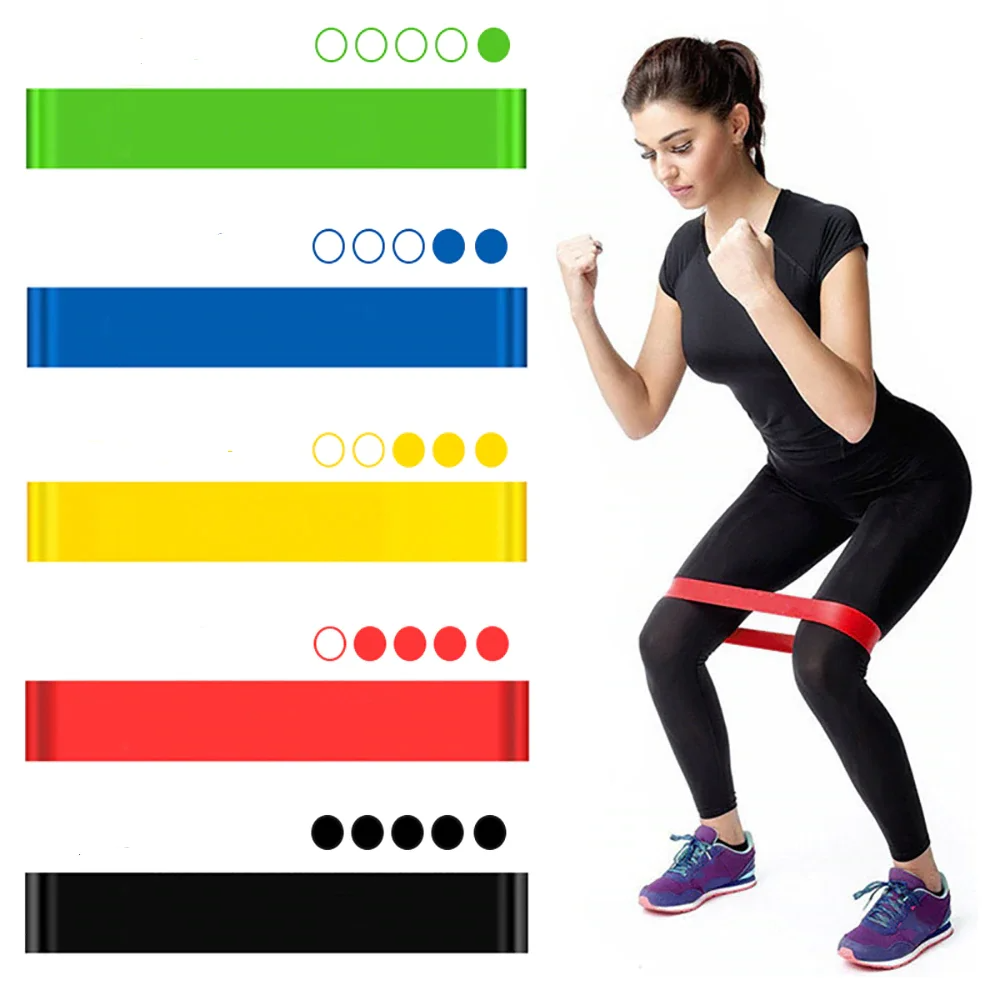 Фитнес резинки Fitness rubber bands (5 шт) | Резинка для фитнеса - фото 3 - id-p1469106313