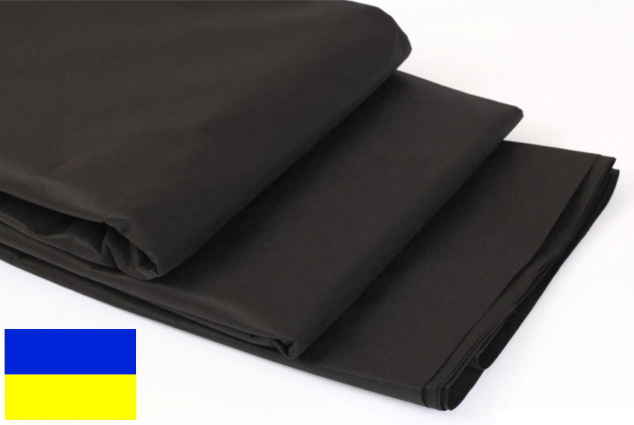 Агроволокно 50г/кв.м 1,6м х 5м Чорне, Україна для полуниці
