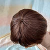 Перуки з натуральних волосся боб-каре шоколадно-каштановий 1727HH-2/33, фото 7