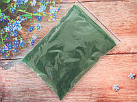 Флок пудра (бархатная пудра) цвет ЗЕЛЕНЫЙ, 50 грамм/упаковка