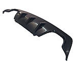 Диффузор заднього бампера Lasscar для BMW E60 М5 з ребрами під 2 вихлопа, фото 2