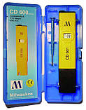 Кондуктометр (EC-метр) Milwaukee CD601 (0 - 1990 μS/cm), ATC, ручна калібр., Угорщина, фото 3