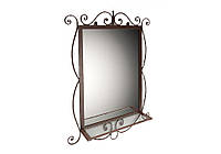 Зеркало настенное Виндзор металл коричневый (Tenero TM)