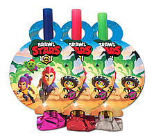 Язичок гусок карнавальний "Битва зірок", 6 шт. у пап