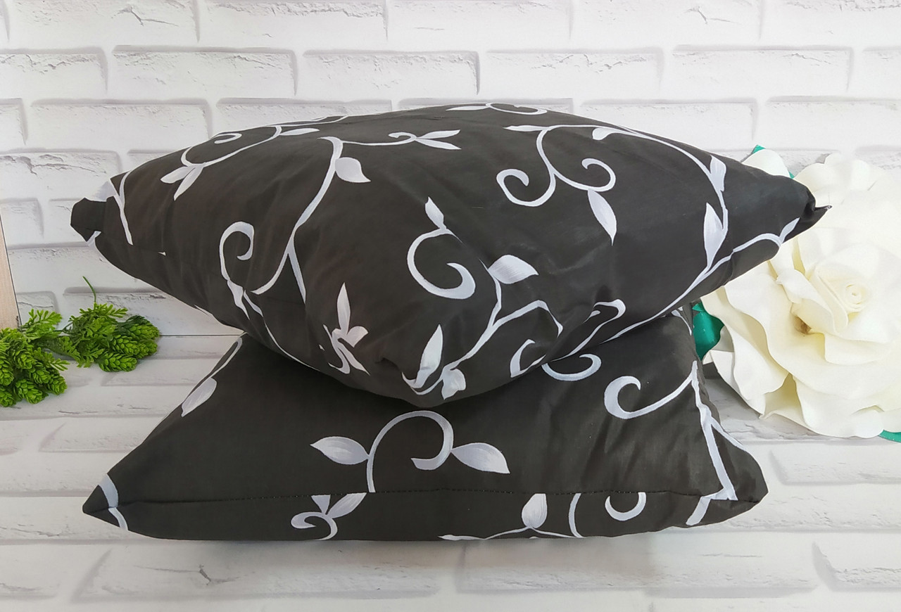 Подушка дитяча для сну 50х50 см наповнювач синтепон тканина Бязь Голд (Х-509), фото 1
