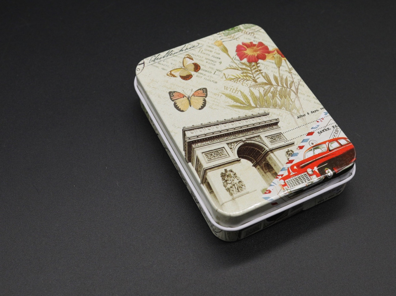 Металеві подарункові коробочки. 9х7х2см, фото 1