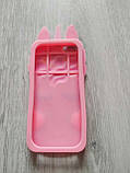 Чохол на iPhone 5 / 5s / se рожевий Єдиноріг, фото 3
