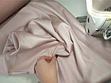 Постільна білизна Мигдальна пудра Сатин однотонна, фото 3