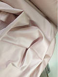 Постільна білизна Мигдальна пудра Сатин однотонна, фото 4