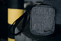 Барсетка Мужская Nike найк серая gray спортивная сумка через плечо
