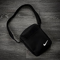 Черная барсетка Nike / Мужская спортивная сумка через плечо найк /Сумка Nike