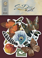 Набір висічок для скрапбукінгу 52 шт. від Scrapmir Some days Щільність 250 г/м
