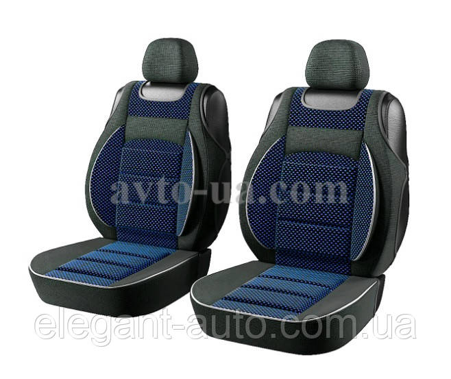 Майка чорна/синя передня автотканина (закрита/2 підг-ки) "PILOT"