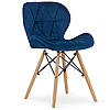 Кухонні стільці синій вельвет ELVA Velvet Blue, фото 2