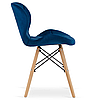 Кухонні стільці синій вельвет ELVA Velvet Blue, фото 3