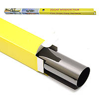 Плівка тонувальна двошарова 100x1.50мм Black SRC 004 "Janey" Металізована-Протиударна (Sol-36%)