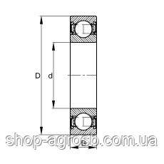 Підшипник NTN 6201ZZC3/2AS, 70-80201, 6201-2Z/C3, фото 2