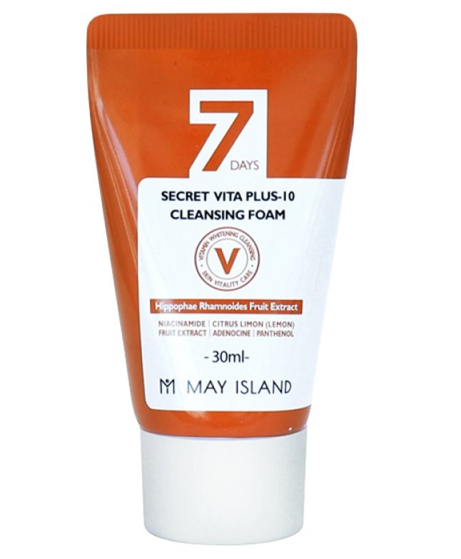May Island 7 Days Secret Vita Plus-10 Cleansing Foam Мініатюра 30 мл