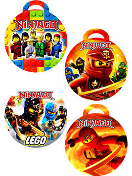 "Лего Ніндзяго: Білий" - Гірлянда Букви довжина - до 2м., УКР