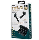 Навушники Bluetooth REMAX True Wireless Stereo Навушники TWS-18 в кейсі, чорні, фото 3
