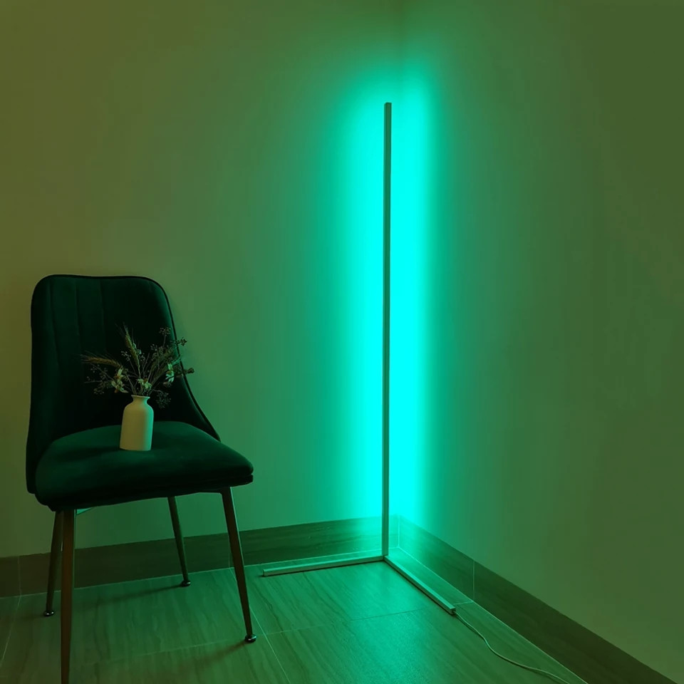 Угловая Led лампа торшер c RGB, светодиодный светильник напольный 150 ...