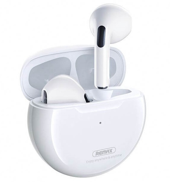 Навушники Bluetooth REMAX True Wirelss Stereo Навушники TWS-50i в кейсі, білі