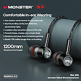 Дротові навушники REMAX Monster Metal Wired Earphone RM-598, чорні, фото 4