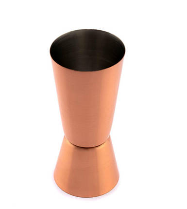Джіггер з мідним покриттям 30/60 мл професійні барні аксесуари та обладнання, фото 1