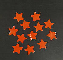 Аксесуари для свята конфеті Конфеті зірка оранжева 100 грам