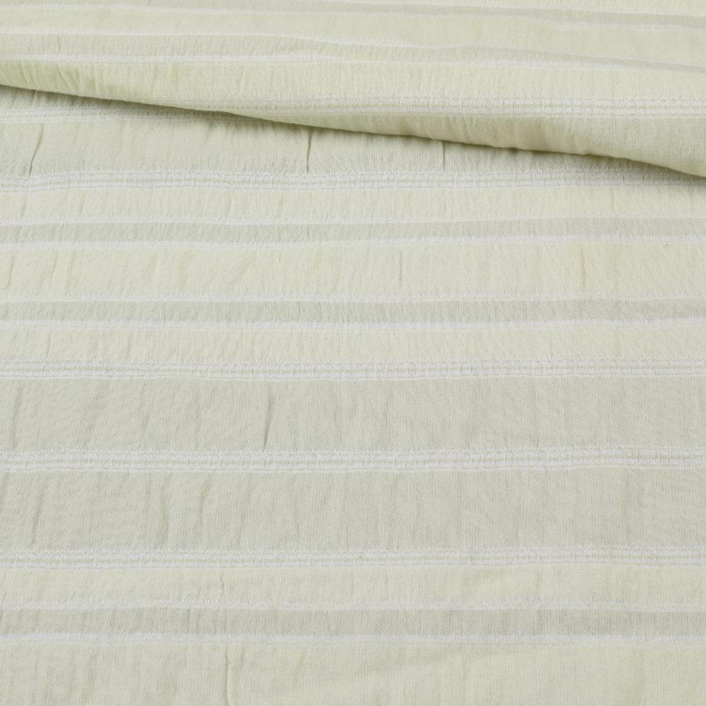 Тканина спіднична стрейч оливкова в смужку "веселка" ш.127