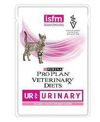 Вологий корм Purina VD UR Urinary (для котів із захворюванням сечовивідних шляхів з лососем) 85г