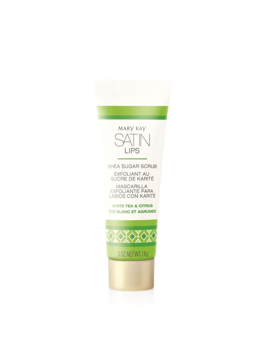 Цукровий скраб для губ з маслом ши Mary Kay Satin Lips, Білий чай і Цитрус, 8 м, 094713