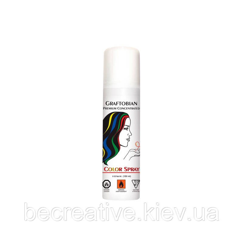 Червоний спрей для волосся Graftobian COLOR SPRAY, 150 мл