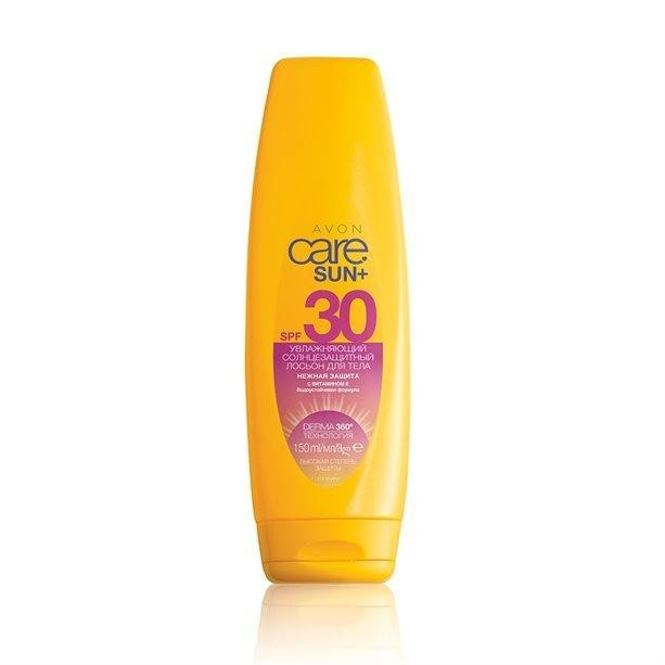 Сонцезахисний зволожувальний лосьйон для тіла Avon Care Sun+ SPF 30, 150 мл 26824