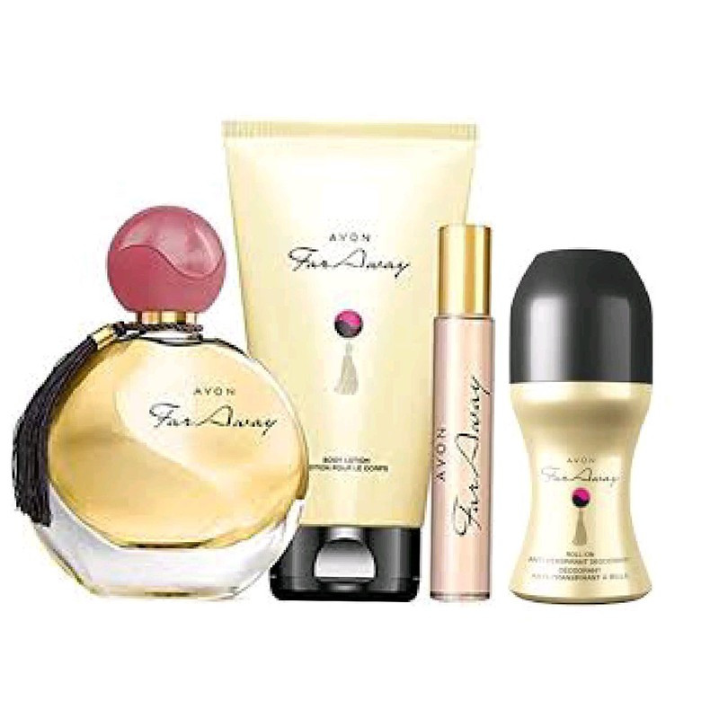 Парфумерний набір Avon Far Away,10 + 50 мл + лосьйон + антипреспірант 346506