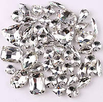 Стрази в срібних ланцюгах Crystal *50 шт.