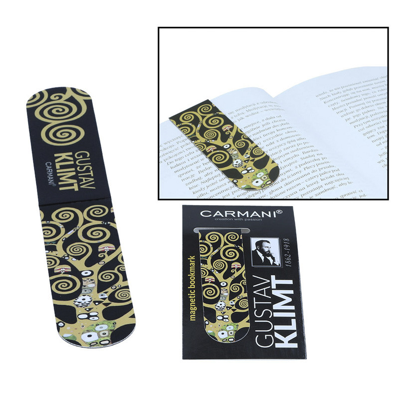 Магнітна закладка Carmani Г.Клімт для книг Дерево життя (3x10 см), фото 1