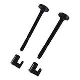 Зимова накладка Volkswagen T5 2003-2009 Бампер коротка на середину матова "FLY", фото 3