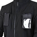 Тактичний софтшелл для правоохоронних Condor COVERT SOFTSHELL JACKET 101049 Чорний, Large, фото 9