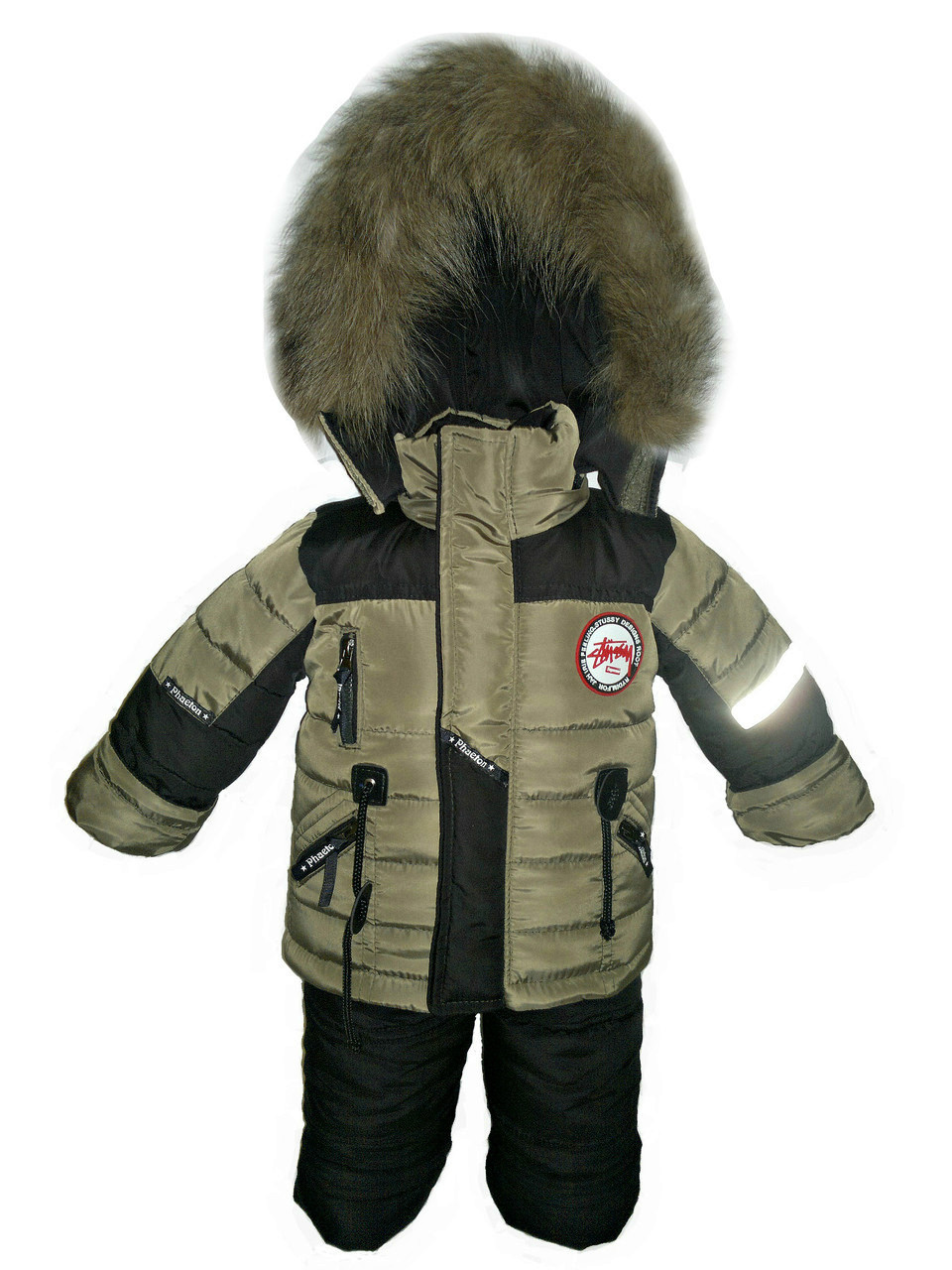 Зимовий комбінезон на хлопчика 3 - 4  роки турецькі тканини