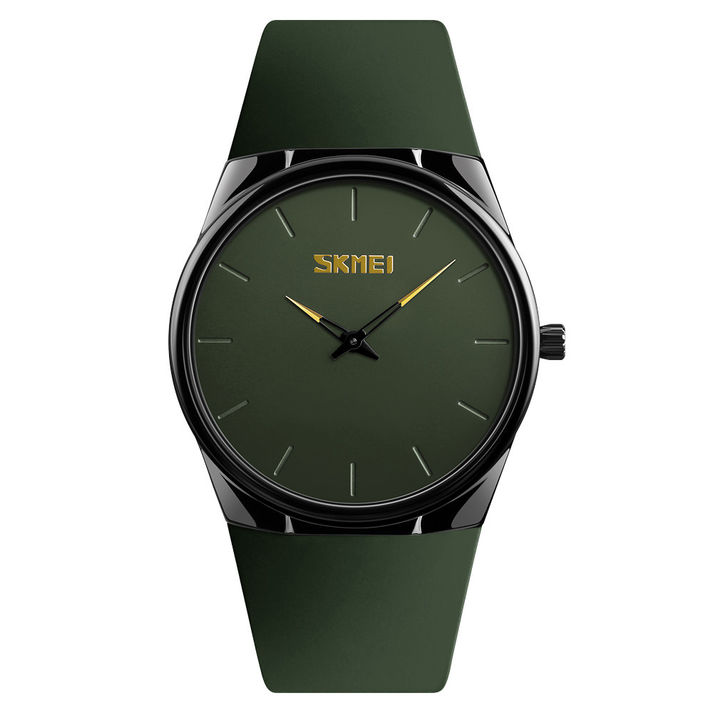 Skmei 1601S зелені класичні наручний годинник