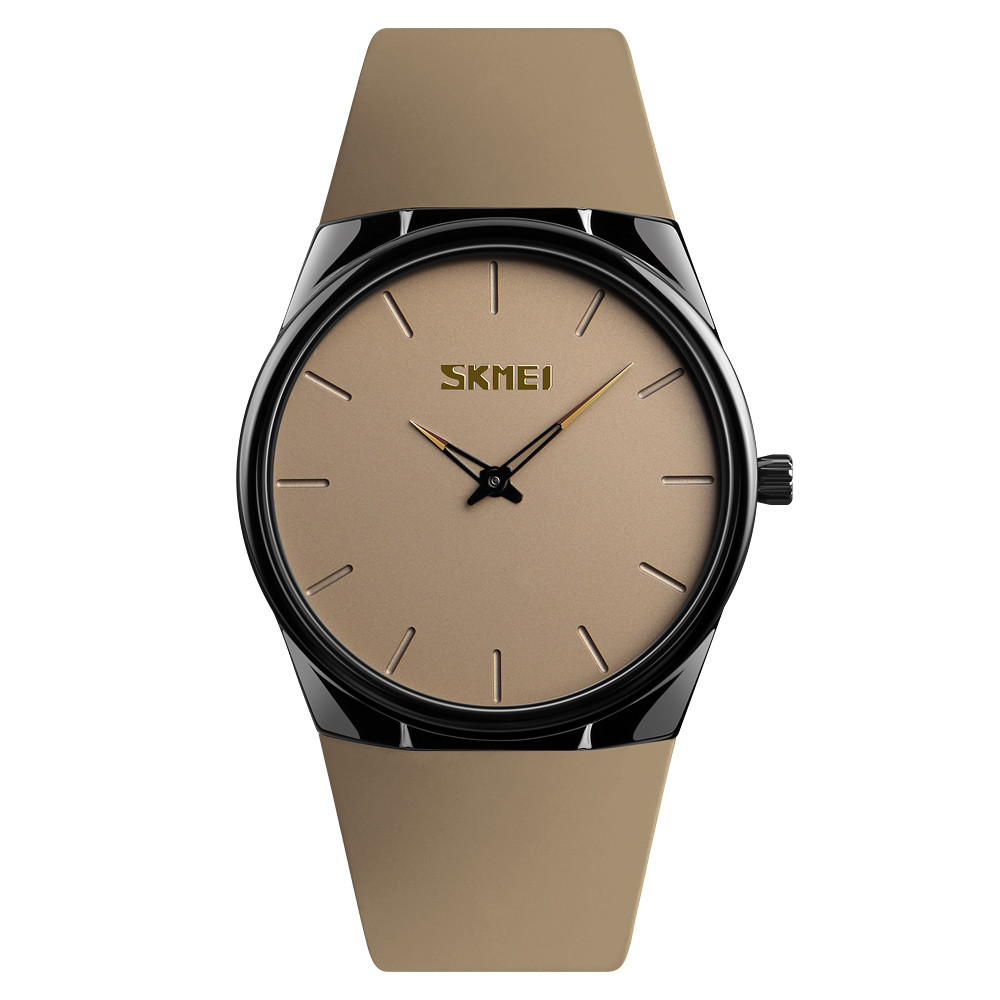 Skmei 1601S кориневые класичні наручний годинник