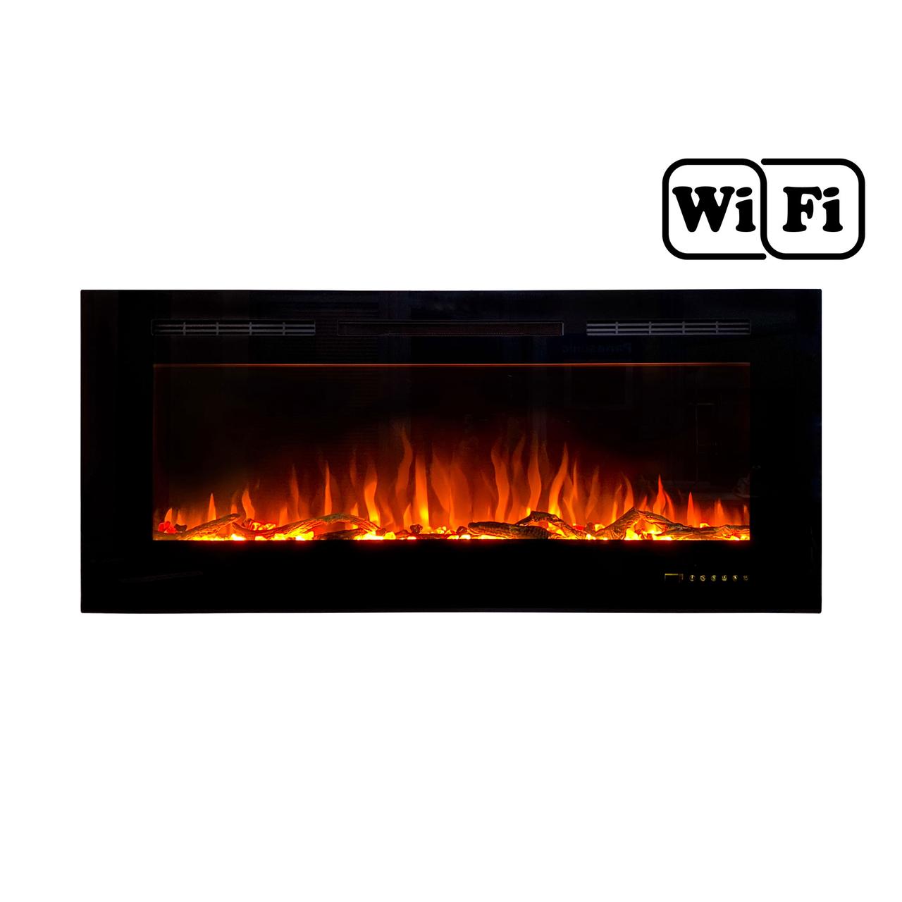 Електрокамін Royal Shine EF 50. Електрокамін з WiFi, пультом та обігрівом. Наша Доставка.