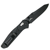 Ніж Benchmade 945BK-1 Black Mini Osborne pocket knife, Warren Osborne design