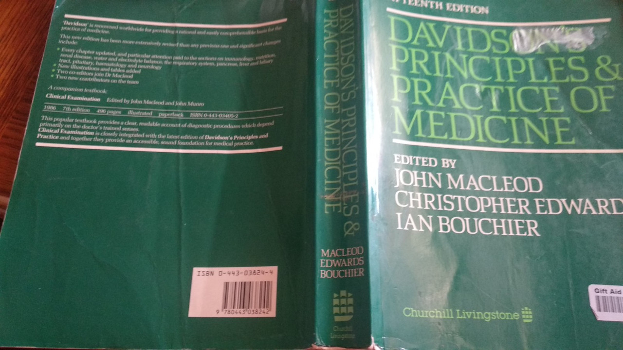 Davidsons principle and practice of medicine john macleod справочник книга английский язык медицина - фото 1 - id-p367377457