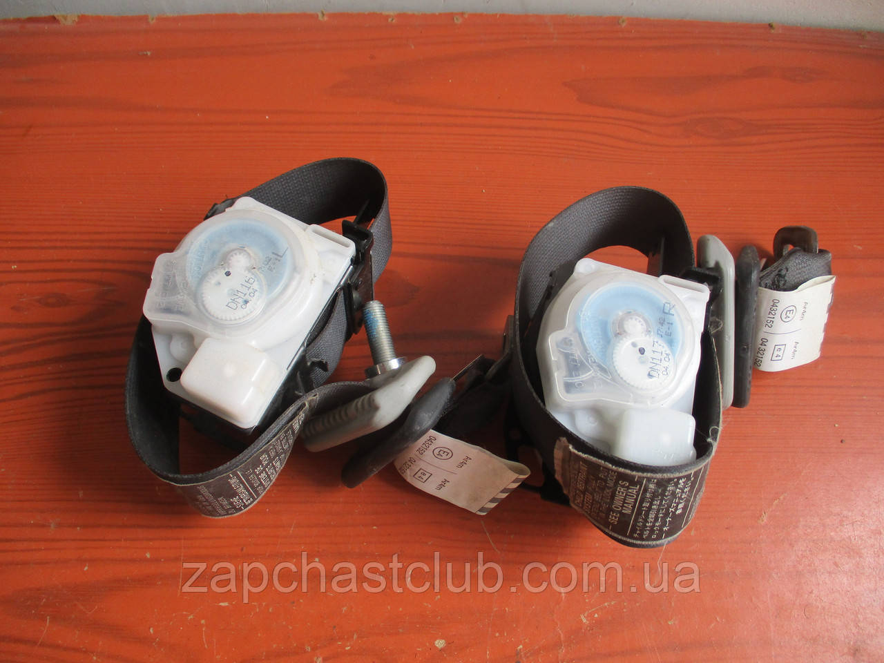 Ремінь безпеки задній, комплект лев + оправ TKAB0EN264, DN117, DN116 9915974 Lancer 9 Mitsubishi, фото 1