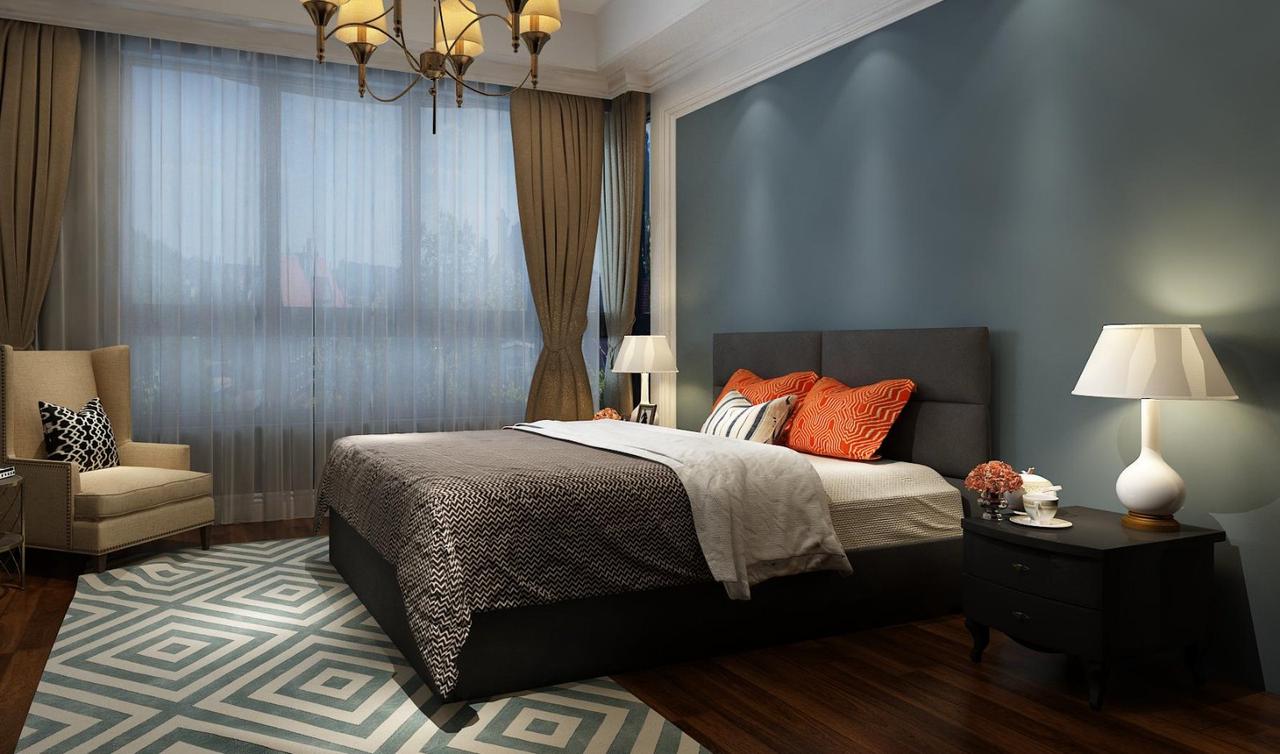 Ліжко двоспальне Чикаго, двоспальне ліжко з м'яким узголів'ям для спальні, фото 1